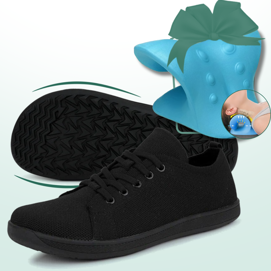 Lorry Vamp Barfußschuhe Knit Dunkle - Schuh für Schuh und Nackenruh