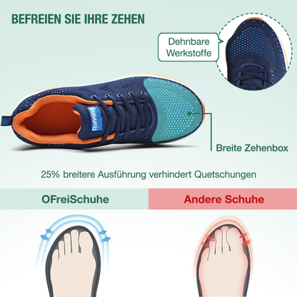 FederGang Orthopädische Schuhe - Orange