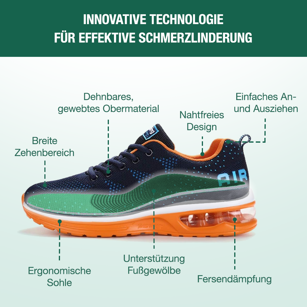 FederGang Orthopädische Schuhe - Orange
