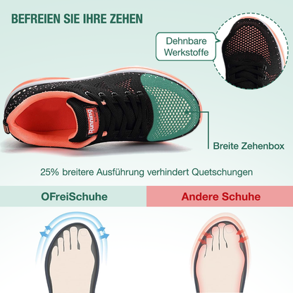 FederGang Orthopädische Schuhe - Koralle