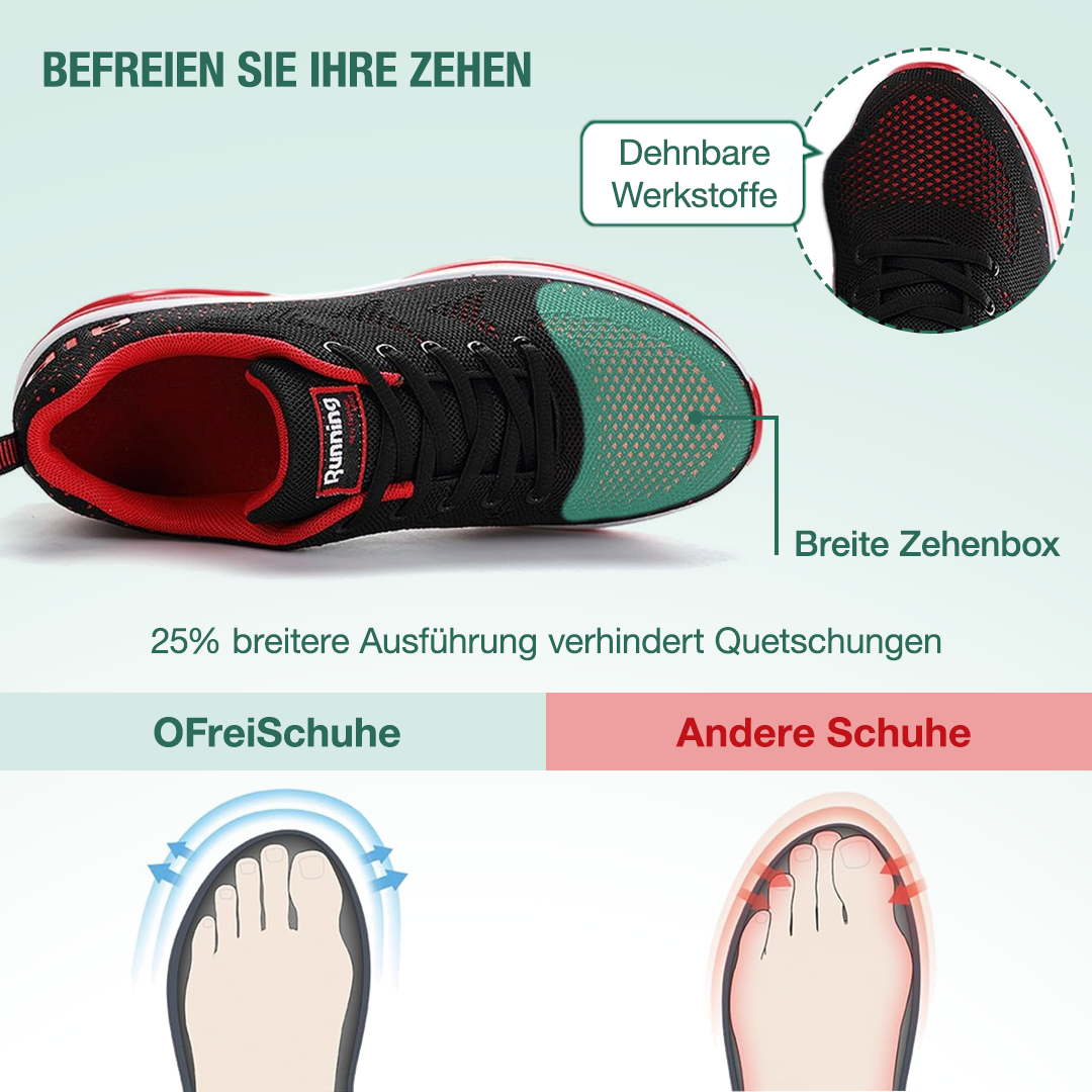 FederGang Orthopädische Schuhe - Rot