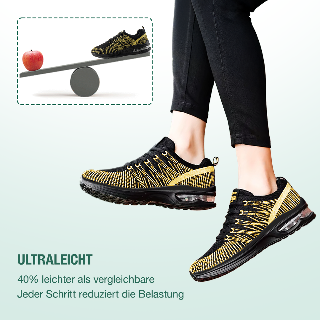 Hildaschritt Orthopädische Schuhe - Schwarz Gelb