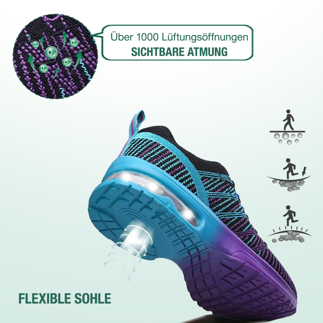 Hildaschritt Orthopädische Schuhe - Schwarz Lila