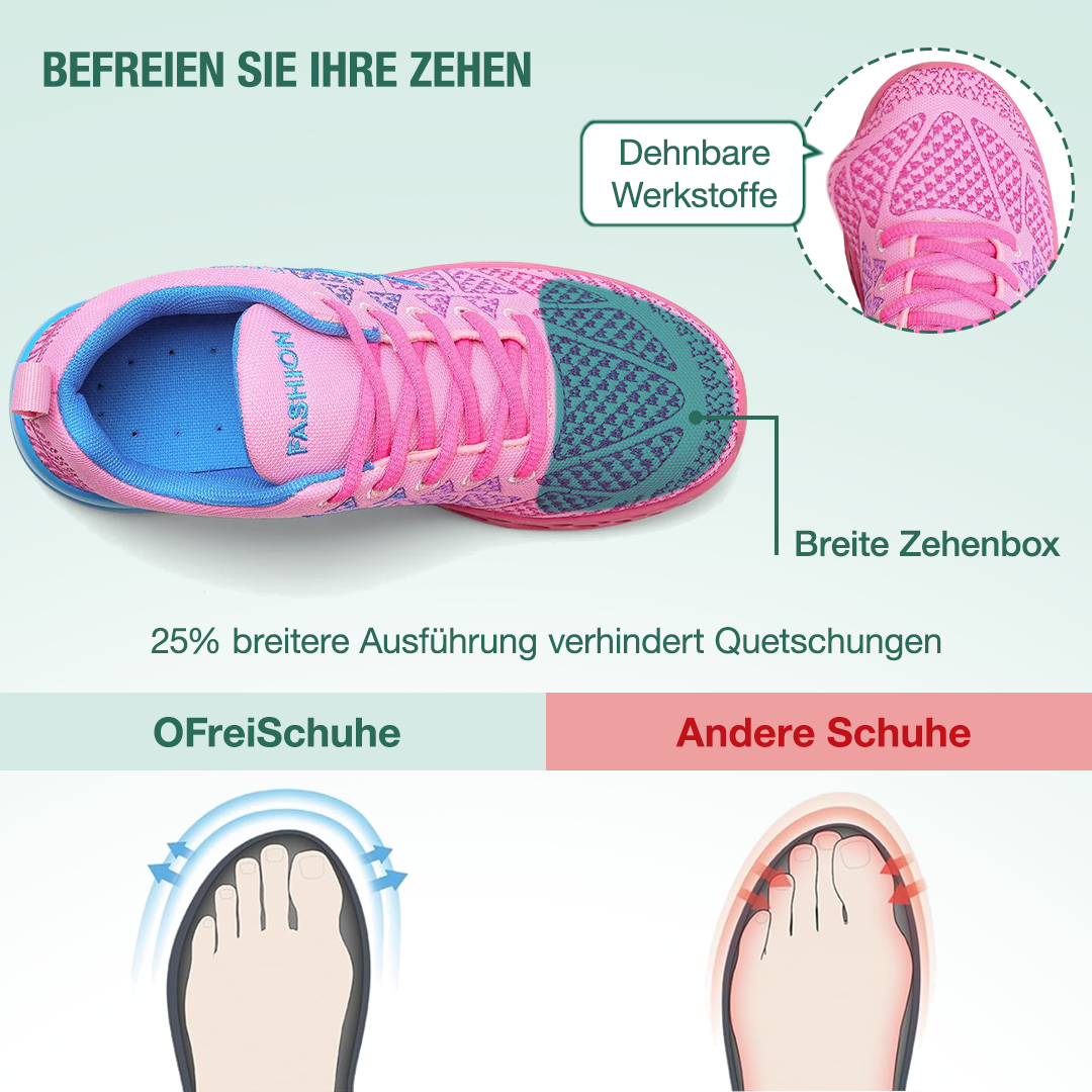 JumpSoft Orthopädische Schuhe - Rosa