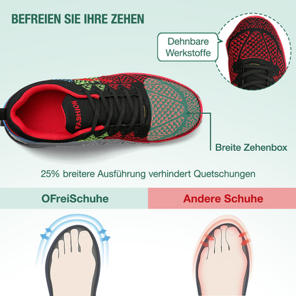 JumpSoft Orthopädische Schuhe - Rot