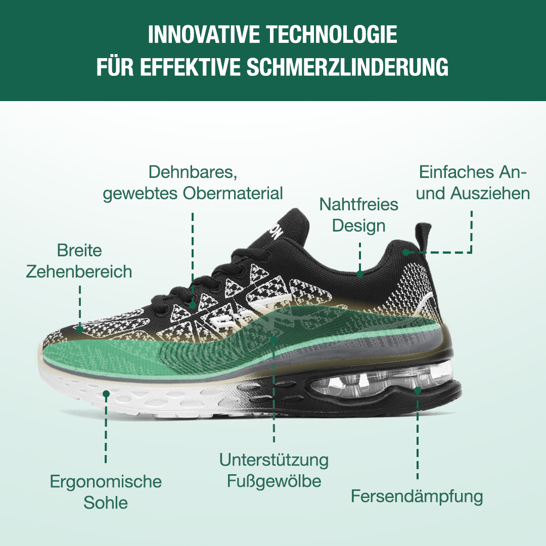 JumpSoft Orthopädische Schuhe - Schwarz