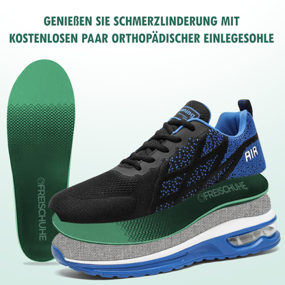 LuftFlex Orthopädische Schuhe Mesh - Blau Schwarz