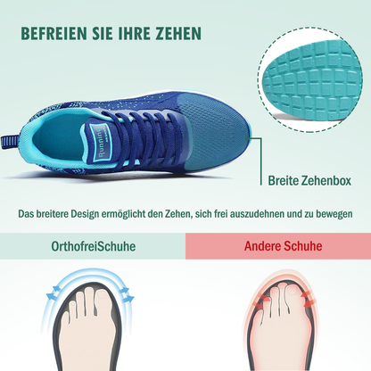 LuftFlex Orthopädische Schuhe Mesh - Türkis Blau