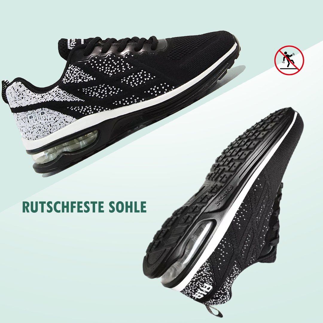 LuftFlex Orthopädische Schuhe Mesh - Schwarz Weiß