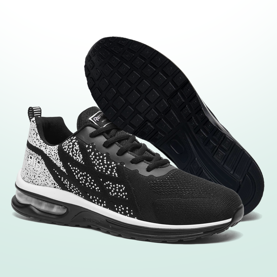 LuftFlex Orthopädische Schuhe Mesh - Schwarz Weiß