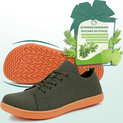 Lorry Vamp Barfußschuhe Knit Grün - Schuh Dich Heil