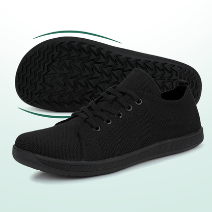 OrthoFree Lorry Vamp Barfußschuhe Canvas In Schwarz