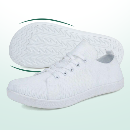 OrthoFree OrthoFree OrthoFree Lorry Vamp Barfußschuhe Canvas In Weiß
