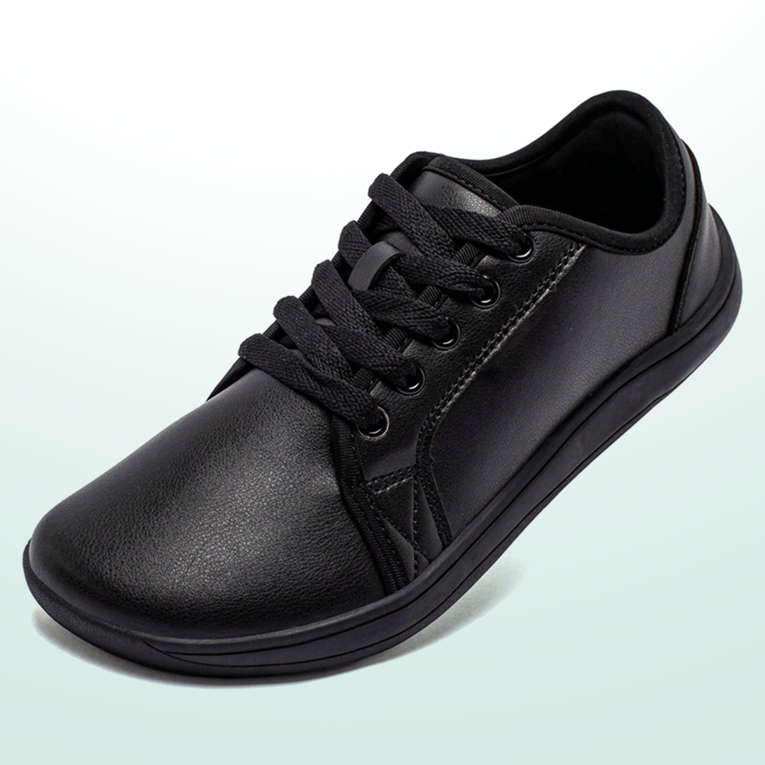 OrthoFree Lorry Vamp Barfußschuhe Leder In Schwarz