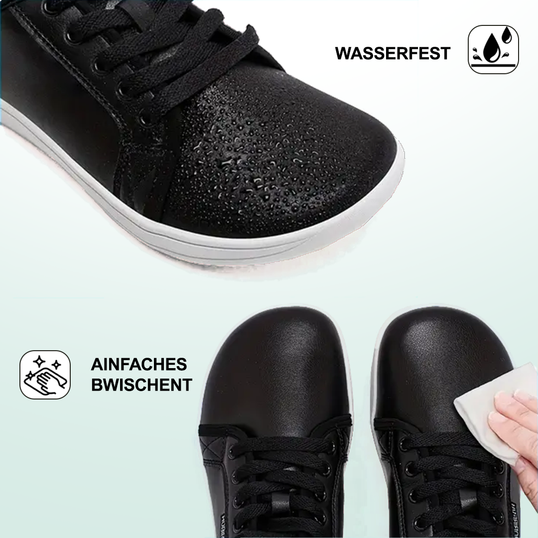 OrthoFree Lorry Vamp Barfußschuhe Leder In Schwarz