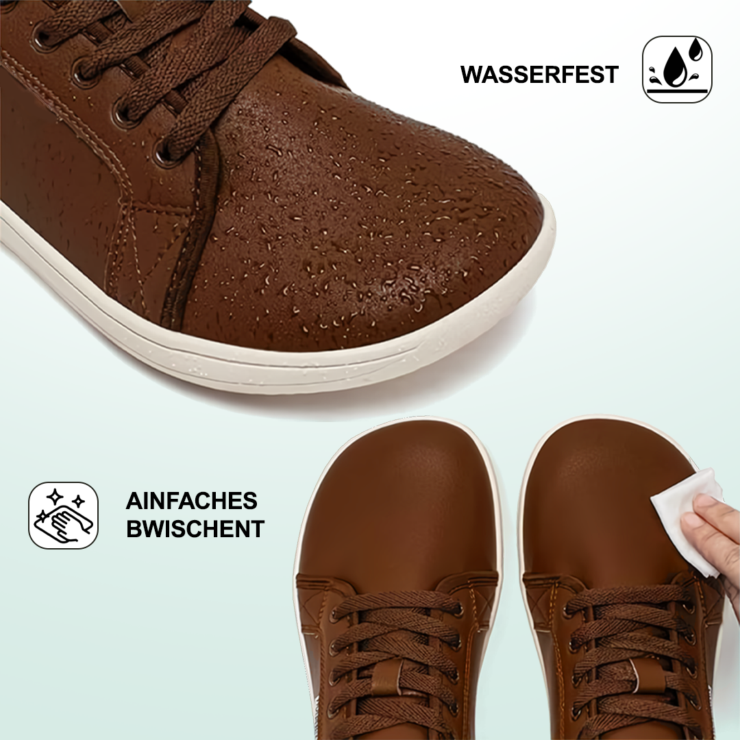 Lorry Vamp Barfußschuhe Leder In Braun