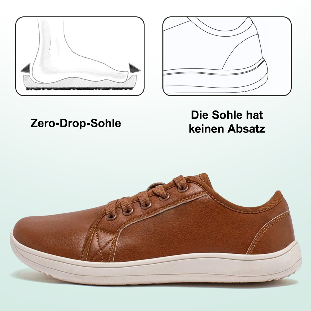 Lorry Vamp Barfußschuhe Leder In Braun