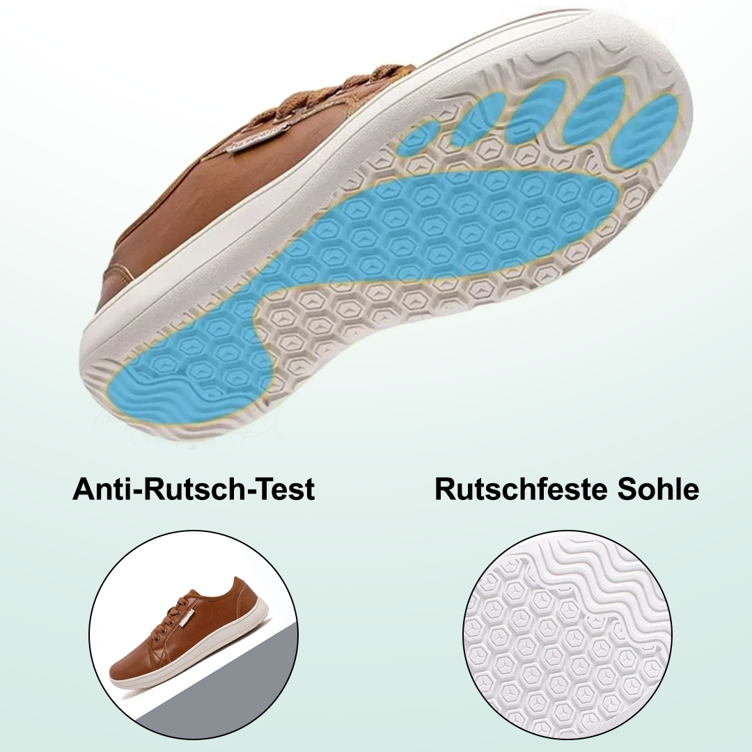 Lorry Vamp Barfußschuhe Leder In Braun