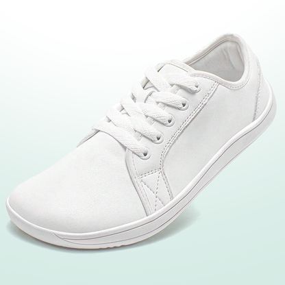 OrthoFree Lorry Vamp Barfußschuhe Leder In Weiß