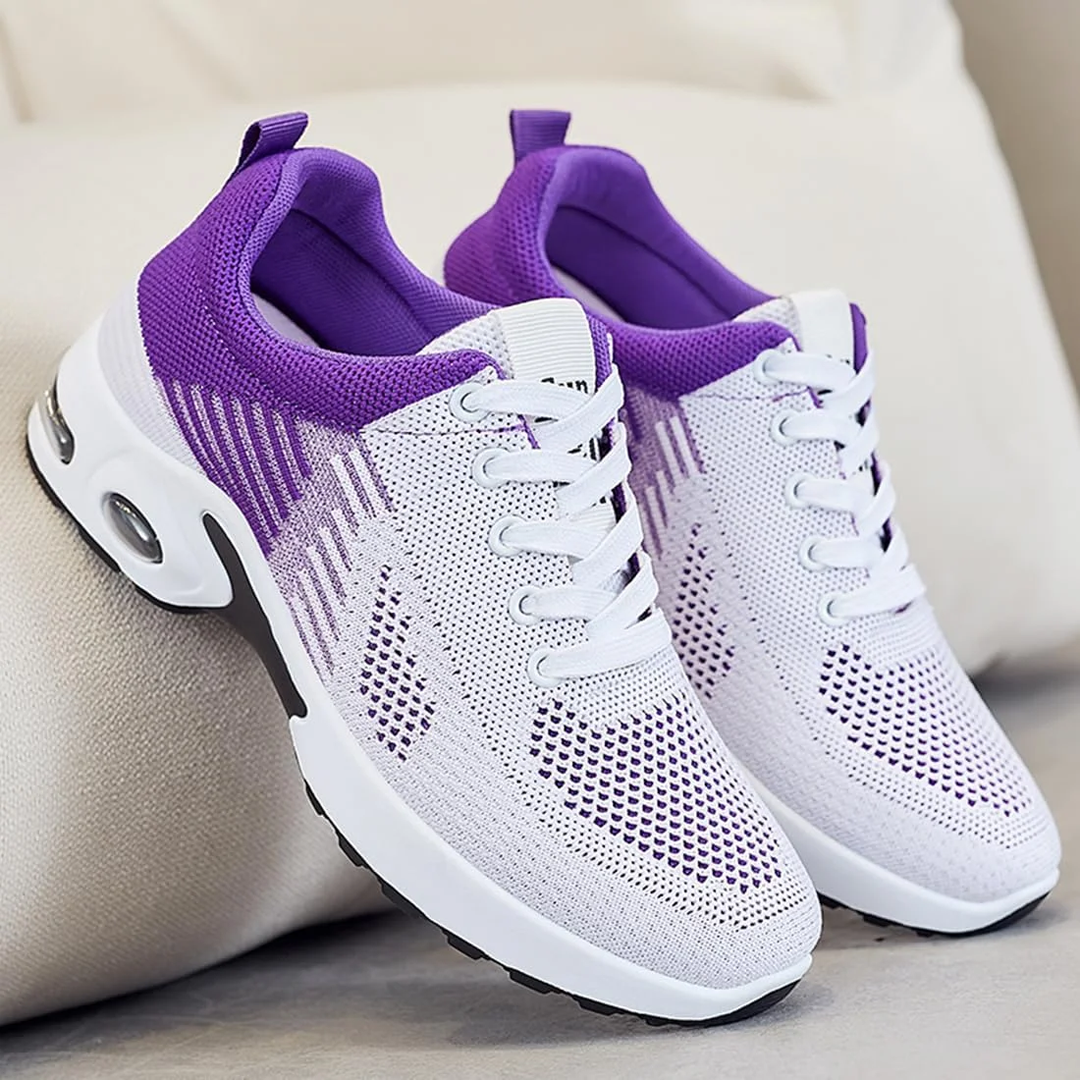 WalkMora Orthopädische Schuhe - Lila Weiß