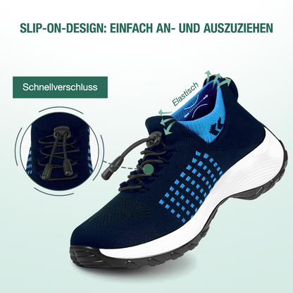Ambulo Ortho Ergonomische Schuhe mit Dämpfung - Blau Marineblau