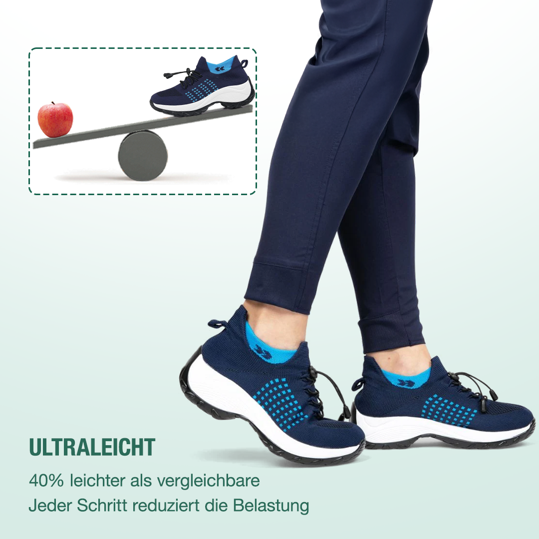 Ambulo Ortho Ergonomische Schuhe mit Dämpfung - Blau Marineblau