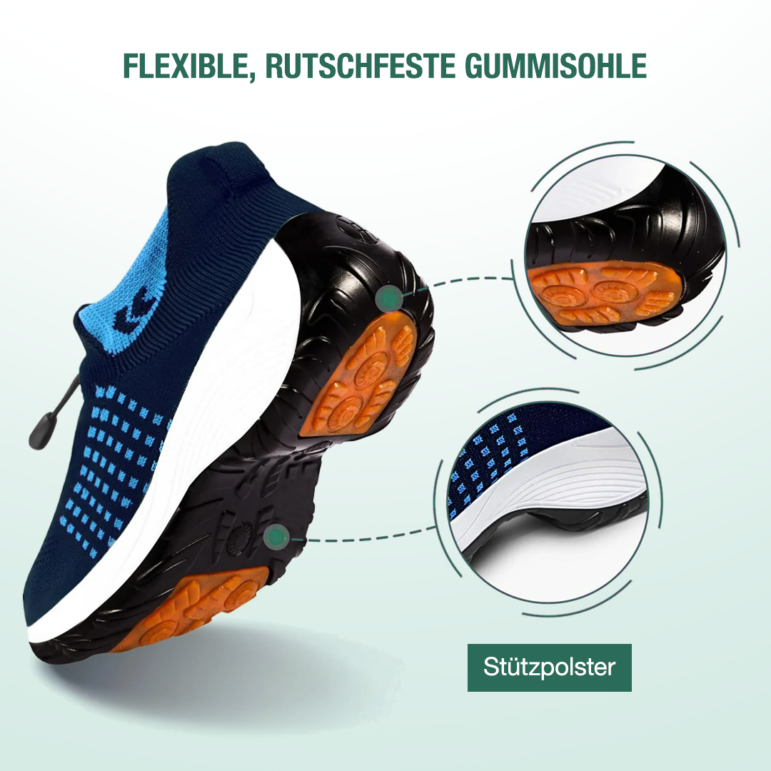 Ambulo Ortho Ergonomische Schuhe mit Dämpfung - Blau Marineblau