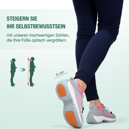 Ambulo Ergonomische Schuhe mit Dämpfung - Grau Rosa