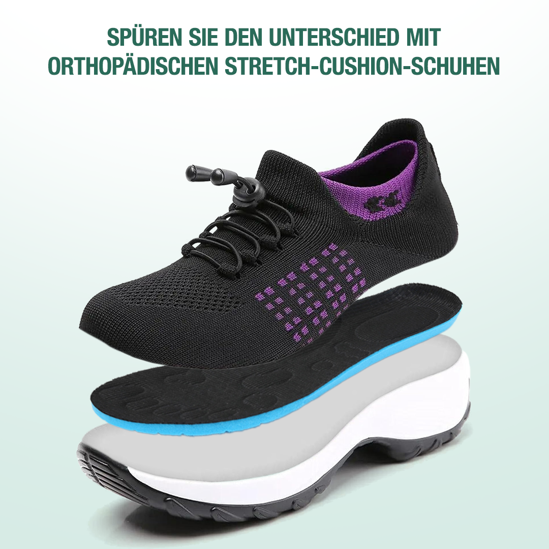 Ambulo Ortho Ergonomische Schuhe mit Dämpfung - Lila Schwarz