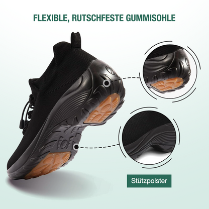 Ambulo Ergonomische Schuhe mit Dämpfung - Schwarz