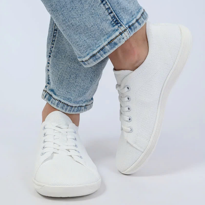 Lorry Vamp Barfußschuhe Knit - Weiß