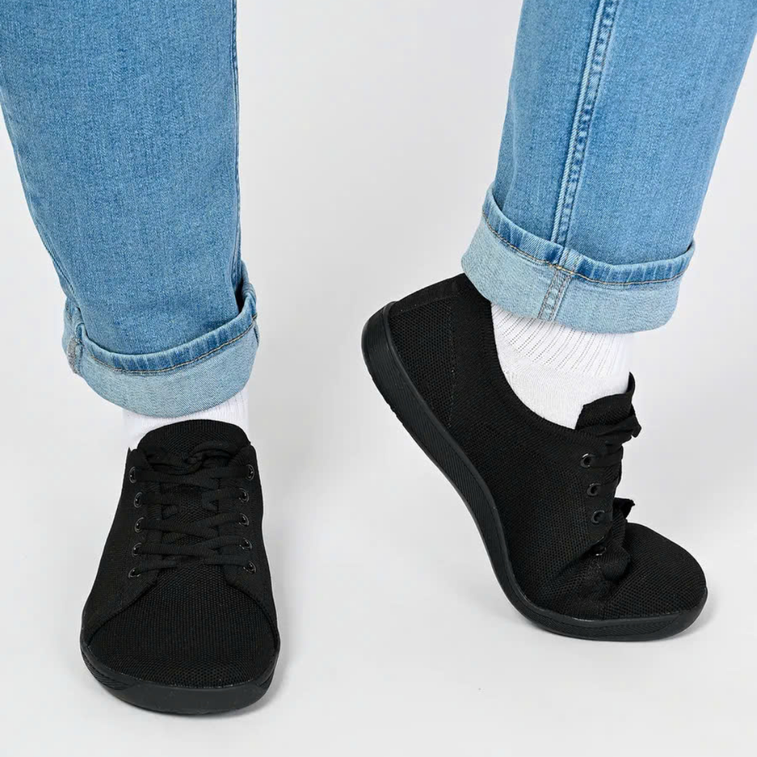 Lorry Vamp Barfußschuhe Knit - Dunkle