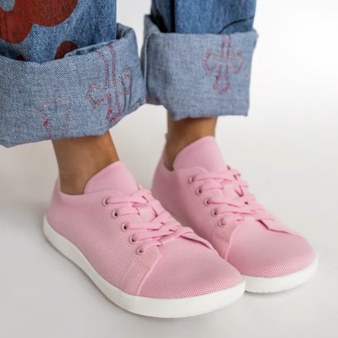 Lorry Vamp Barfußschuhe Knit - Rosa