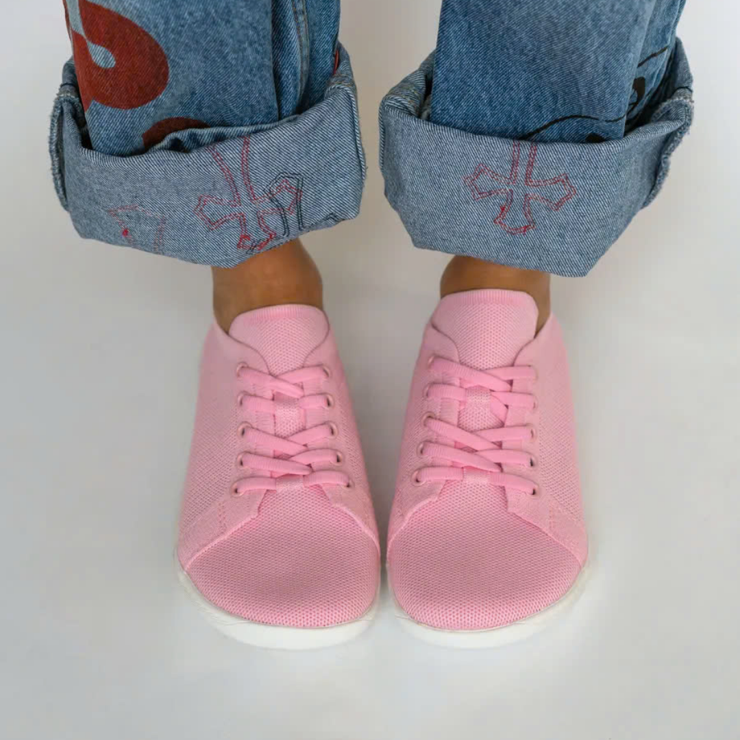 Lorry Vamp Barfußschuhe Knit - Rosa