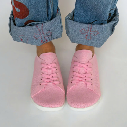 Lorry Vamp Barfußschuhe Knit - Rosa