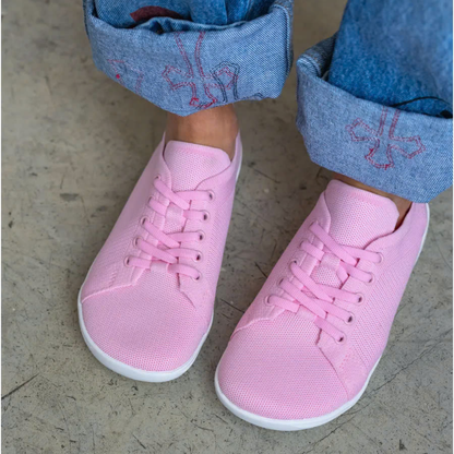 Lorry Vamp Barfußschuhe Knit - Rosa