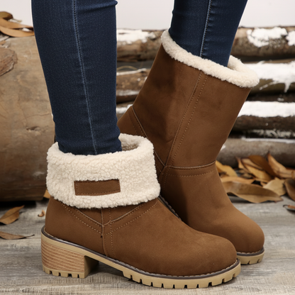 Almira Winter Stiefelette mit Absatz & 2in1 Design