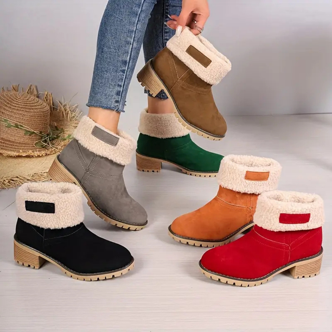 Almira Winter Stiefelette mit Absatz & 2in1 Design