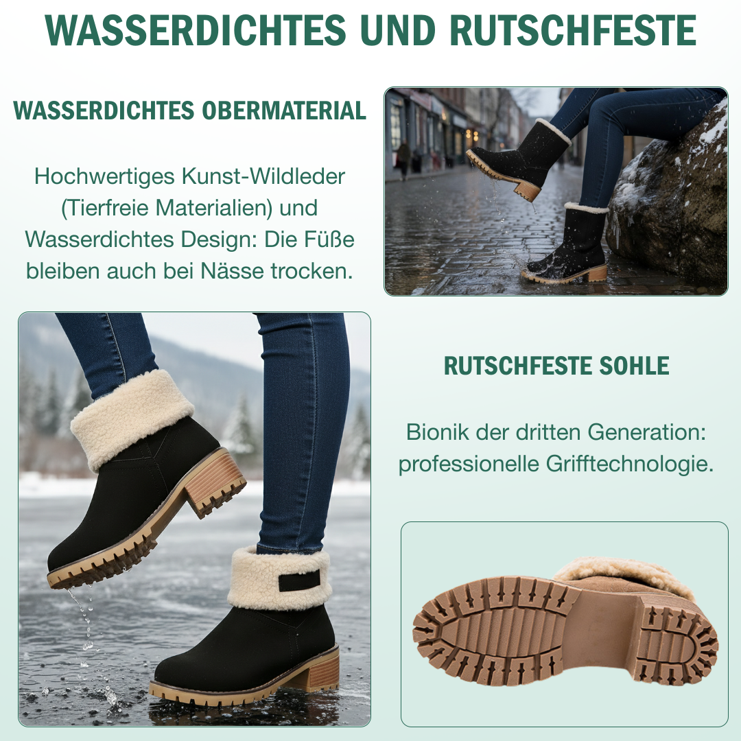 Almira Winter Stiefelette mit Absatz & 2in1 Design