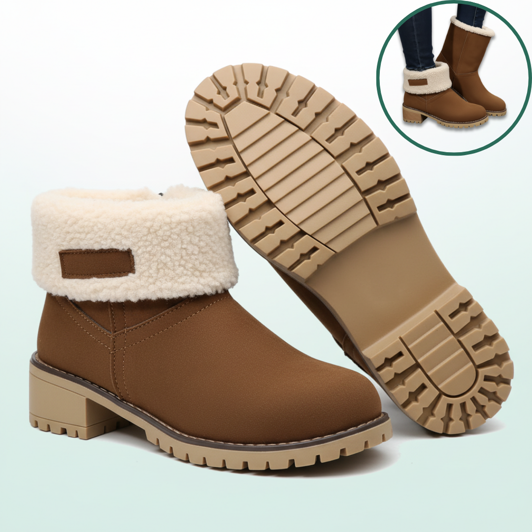 Almira Winter Stiefelette mit Absatz & 2in1 Design