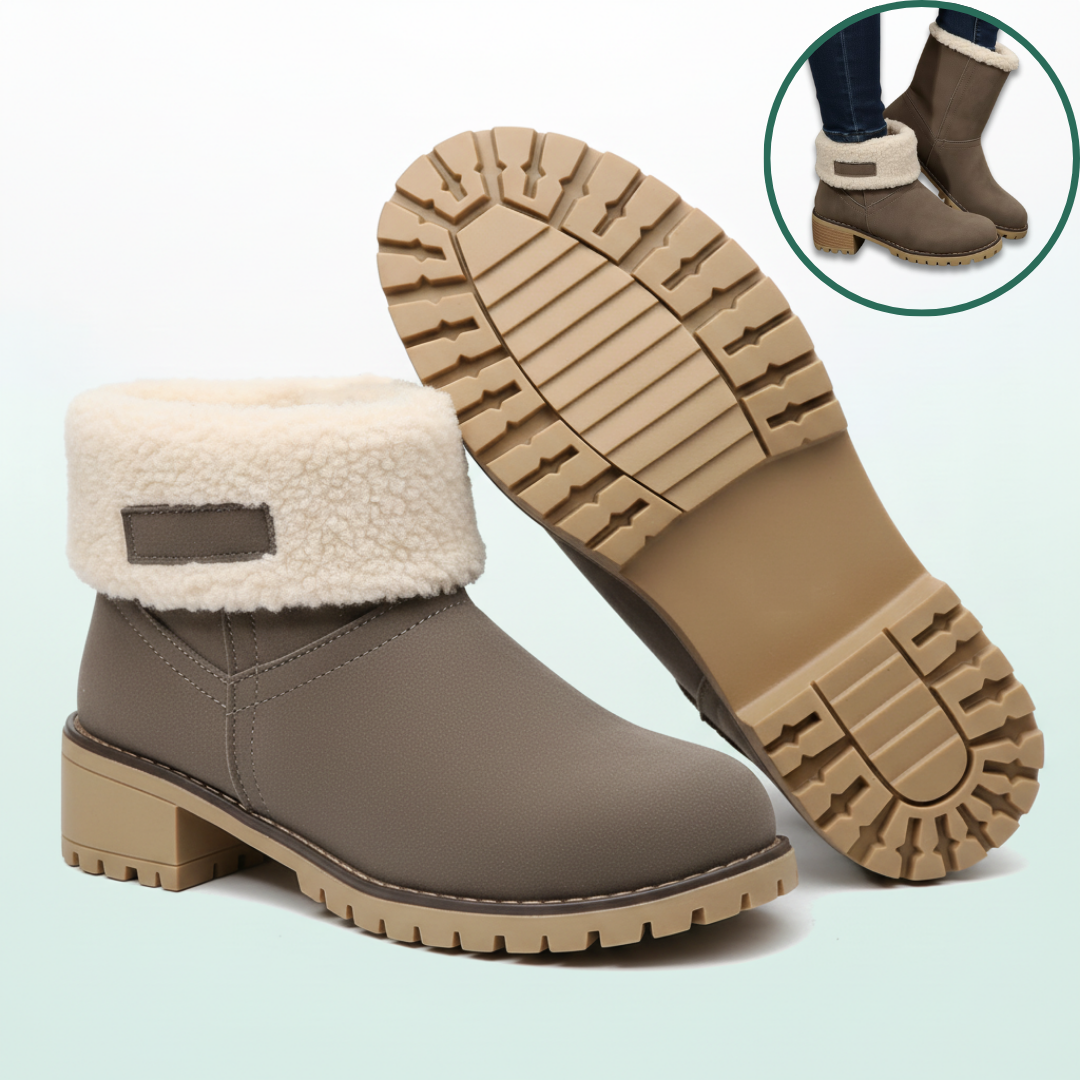 Almira Winter Stiefelette mit Absatz & 2in1 Design
