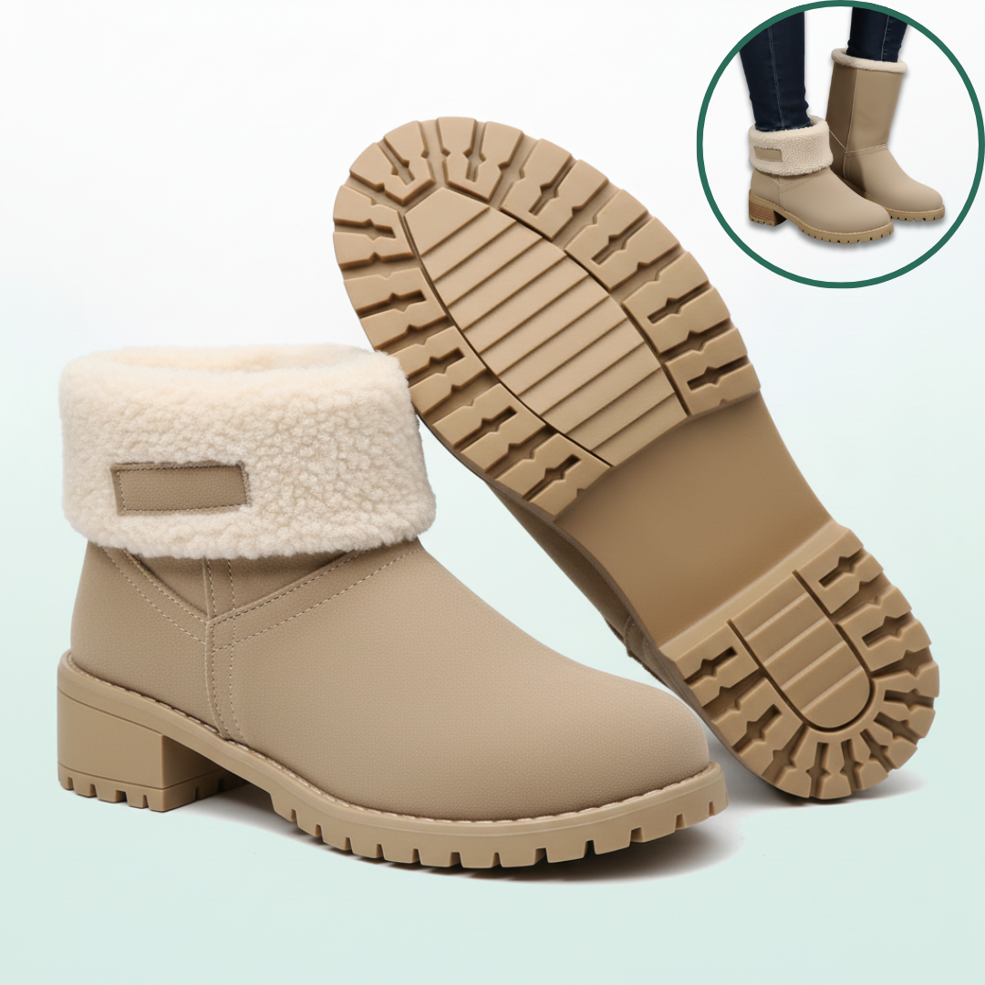 Almira Winter Stiefelette mit Absatz & 2in1 Design