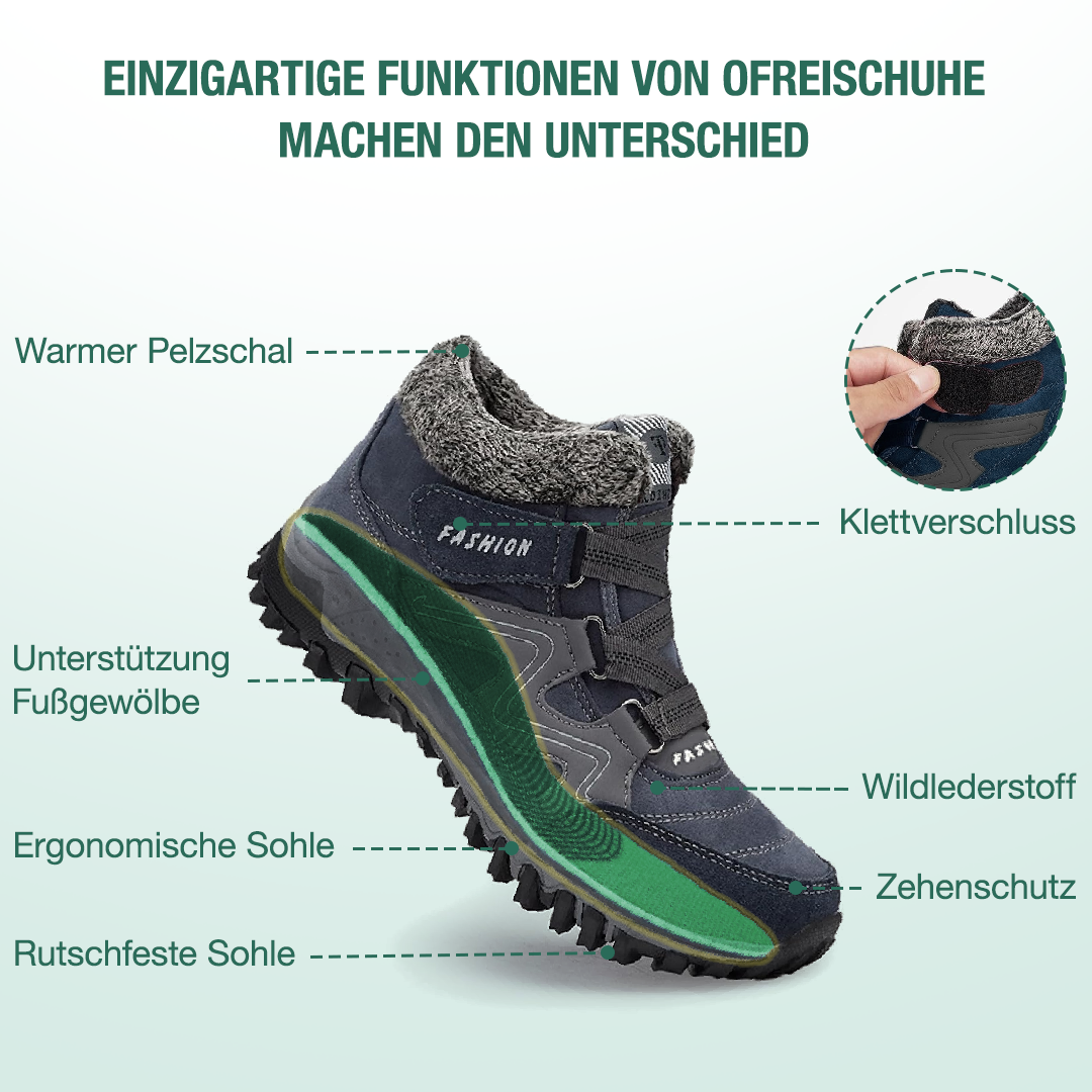 Solvema Orthopädische Winterschuhe - Blau