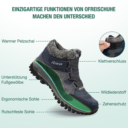 Solvema Orthopädische Winterschuhe - Blau