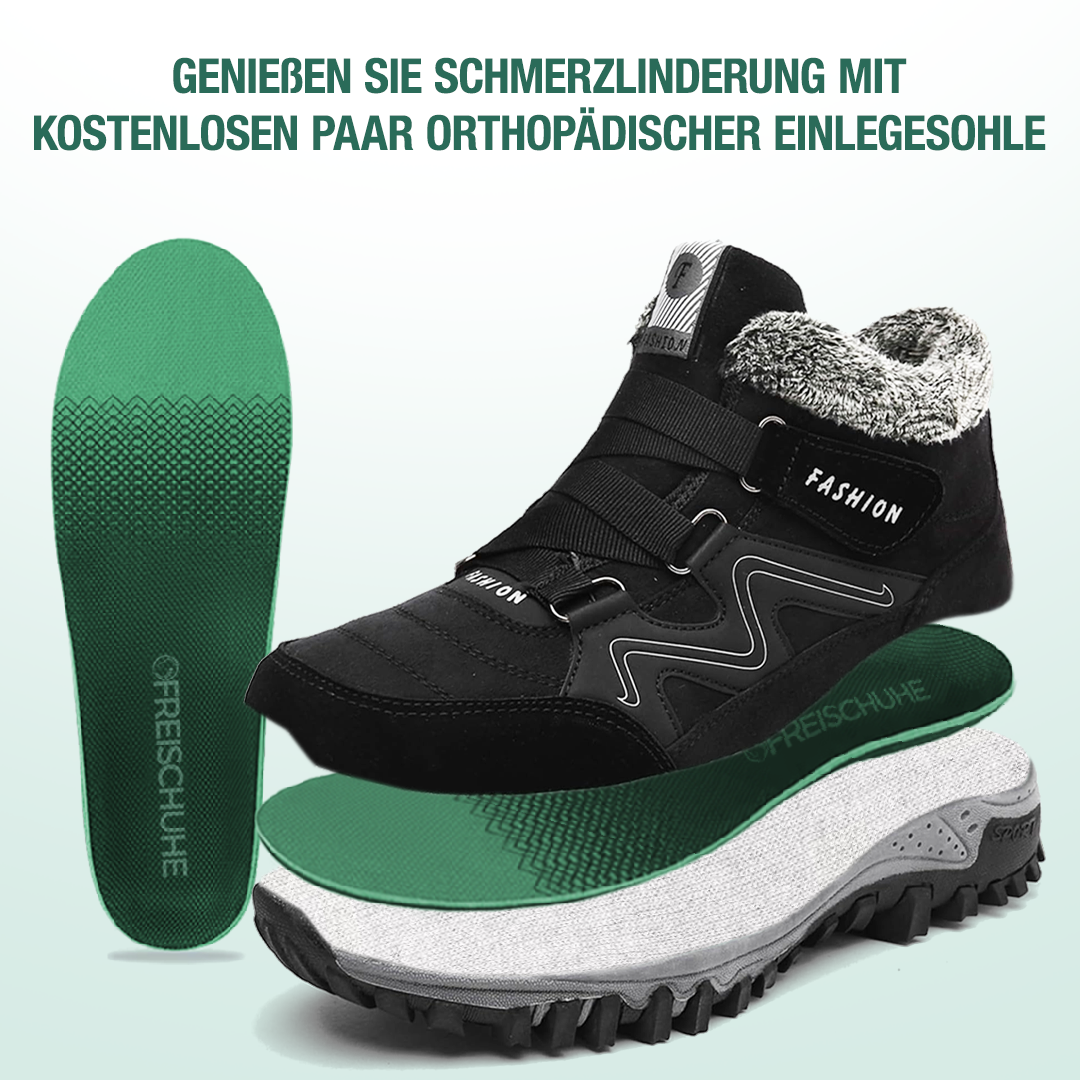 Solvema Orthopädische Winterschuhe - Schwarz