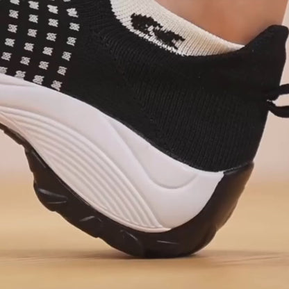 Ambulo Ergonomische Schuhe mit Dämpfung - Schwarz Grün